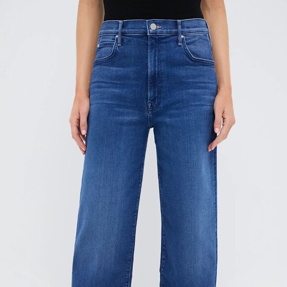 MOTHER The Spitfire Ankle Jean in dark wash (Whatever you Want) - Picture 1 of 5